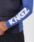 KINGZ Ranked Performance V2 L/S Rashguard-blue